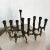 Vintage Israeli Brutalist Brass Menorah/Chanukia For Sale - Image 4 of 8