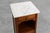 Art Deco Nightstand in Oak with Carrara Marble Top, France, 1920s For Sale - Image 9 of 11