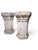 19th Century Italian Hexagonal Terracotta Pedestals with Classical Sculptures, Set of 2, 1880 For Sale - Image 4 of 8