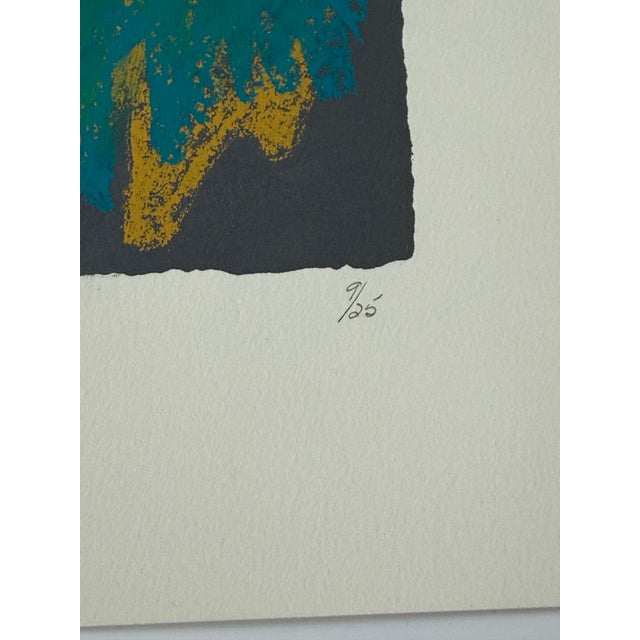 1990s 1991 E. J. Gold “Faces of War” Serigraph Print Series One #4 For Sale - Image 5 of 5