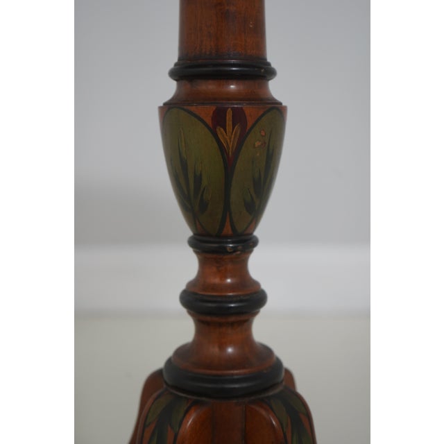 1930s Pair of Vintage Adams Style Oval Inlaid Pedestal Tables For Sale - Image 5 of 13