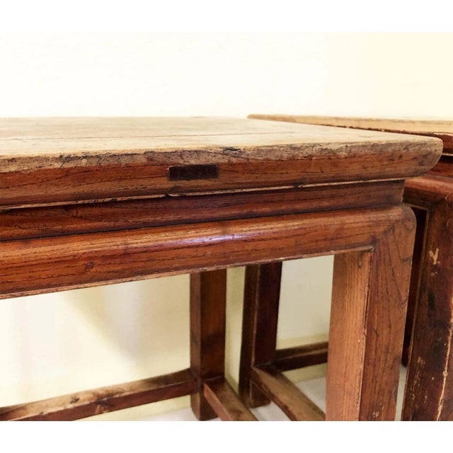 Antique Chinese Ming Bench/End Tables (3554) (Pair), Circa 18001849