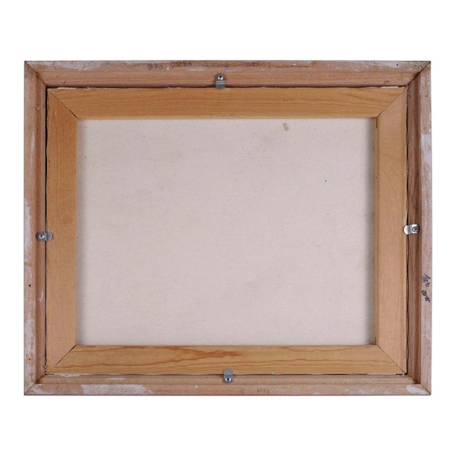 1980s Howard Carr Fall Tree in Front of Mission Adobe For Sale - Image 5 of 5