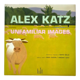 Alex Katz " Unfamiliar Images " Vintage First Edition Lithograph Print Hardcover Pop Art Book For Sale