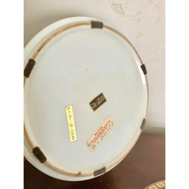 Late 19th Century 1800s Gold Imari Hand Painted Round Covered Dish For Sale - Image 5 of 7