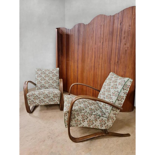 1930s Art Deco Armchair by Jindrich Halabala for UP Závody, 1930s For Sale - Image 5 of 6