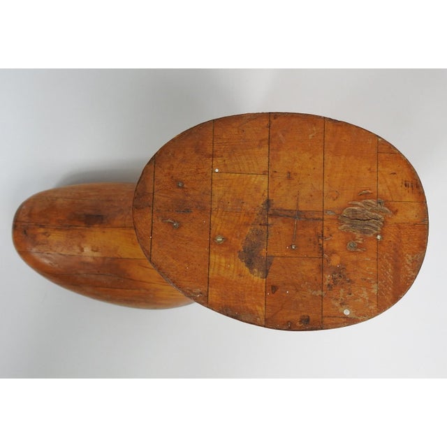 Early 20th Century Wood Boot Form For Sale In Seattle - Image 6 of 7