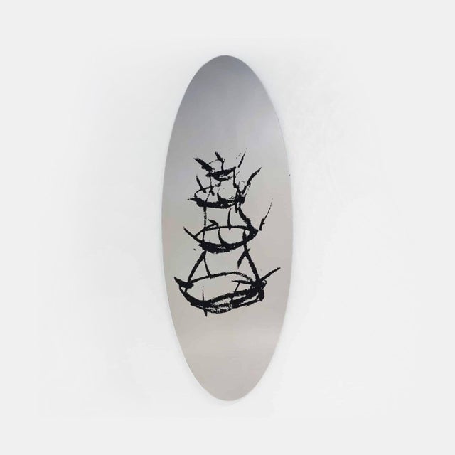 White Dino Gavina, Wall Object Scolabottigle, 1987, Silkscreen For Sale - Image 8 of 8
