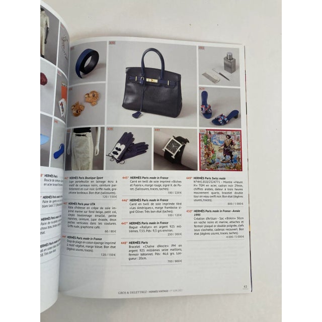 Hot Pink Hermes Paris Auction Catalog 2021 Published by Gros & Delettrez For Sale - Image 8 of 9