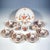 Meissen coffee and tea service, consisting of 22 parts: 1 coffee pot, 1 milk jug, 1 lidded sugar bowl, six cups, six...