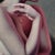 Contemporary Rosé by Derek Harrison | Oil on Linen Portrait of a woman with flowing hair and soft features For Sale - Image 3 of 5