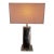 Lucite and Petrified Wood Table Lamps by Made Goods -a Pair For Sale