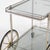 1970s Silver-Plated Metal Serving Cart, 1970s For Sale - Image 5 of 18