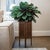 Wood Solid Wood Slatted Planter Box, 9 X 9 X 24 For Sale - Image 7 of 9