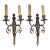 19th Century Italian Patinated Bronze Sconces - Pair For Sale