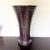 Large Vintage Moulded Stoneware Vase with Maroon Reactive Glaze, 20th Century A large substantial vintage stoneware vase,...