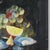 Vintage Dark Still Life Oil Painting of Grapes, Orange, and Shells For Sale In New York - Image 6 of 12