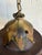 Vintage Mid-Century Modern Pendant Ceiling Lamp Brown Pottery Ceramic For Sale - Image 4 of 12