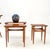 Set of 3 Danish Mid-Century Modern Teak Nesting Side Occasional Tables Mint! For Sale - Image 6 of 14