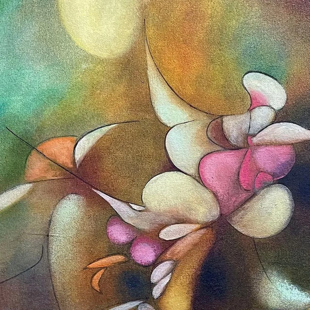 This is a one of a kind original abstract expressionist oil painting on canvas by San Diego artist, Daniel Ketelhut. Its...