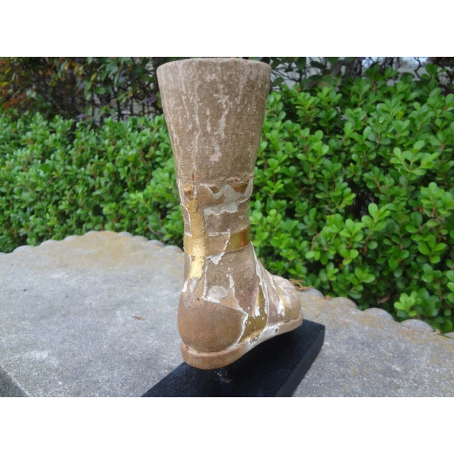 19th Century Italian Carved Wood Santo Foot For Sale In Houston - Image 6 of 10