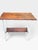 Vintage Refinished Walnut & Ivory Side Table With Book Rack For Sale - Image 4 of 5