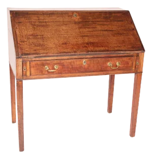 George III Mahogany Slant Top Desk