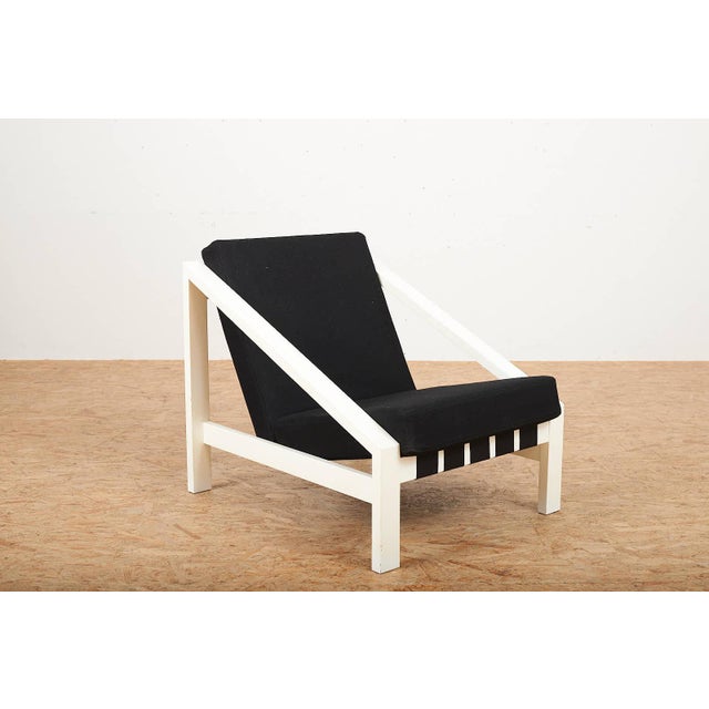 Armchair in Wood Frame by Benedikt Rohner, 1958 For Sale - Image 3 of 10