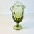 Mid-Century Boho Chic Compressed Viking Glass Handkerchief Rim Vase For Sale - Image 11 of 13