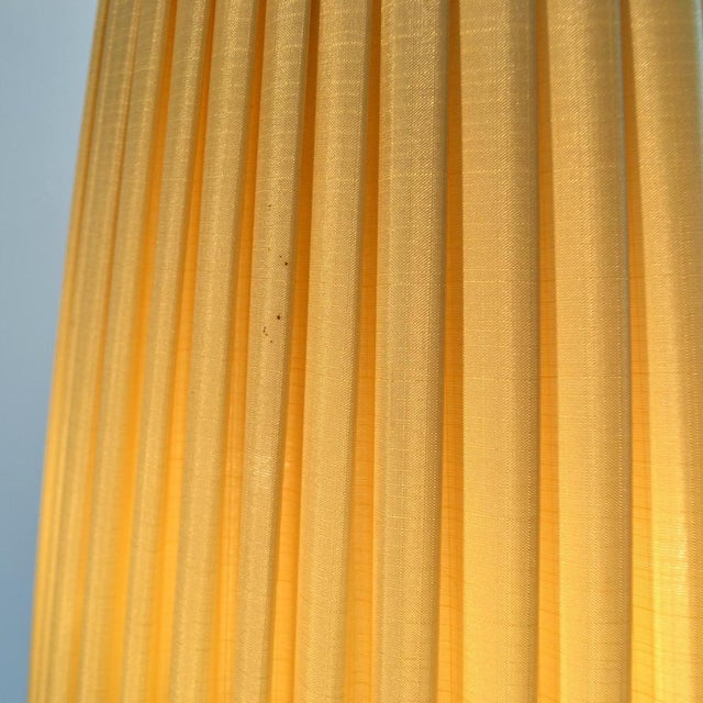 Brass and Silk Floor Lamp by J. T. Kalmar for Kalmar, 1950s For Sale - Image 10 of 12
