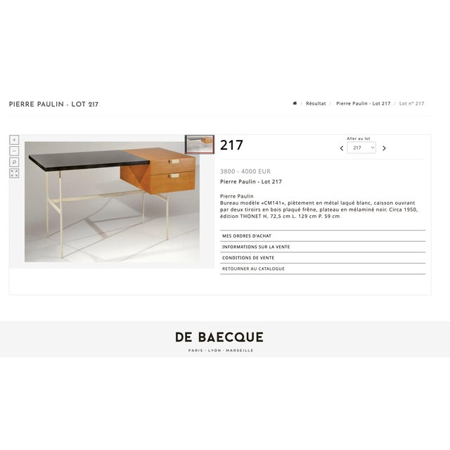 Desk by Pierre Paulin for Thonet, 1954 For Sale - Image 15 of 18
