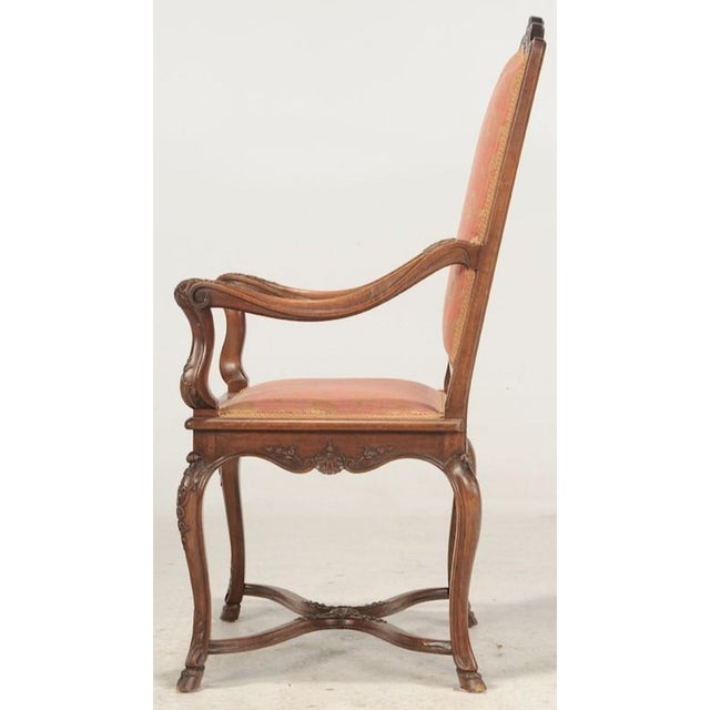 French Early 20th Century Pair of Provincial Louis XV Style Chairs For Sale - Image 3 of 5