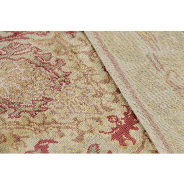 Rug & Kilim’s European Style Rug in Gold With Floral Patterns “Granada” For Sale - Image 9 of 9