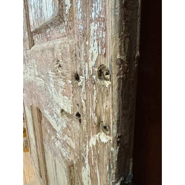 Brown Salvaged Antique Door For Sale - Image 8 of 14