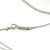 Silver 1990s Tiffany & Co Estate Love Knot Necklace 17" Silver For Sale - Image 8 of 9