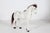 Antique Swedish horse of carved wood with original patinated white paint with a few dark dots. The ears are made of...