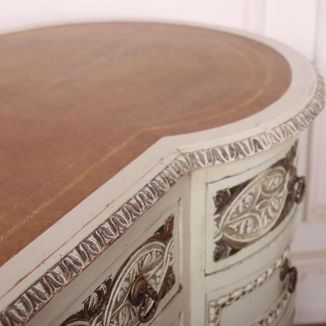 English Painted Desk in Pine For Sale - Image 10 of 11