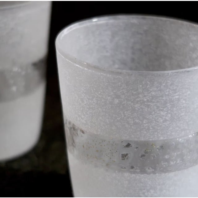 Contemporary Japanese Gold Leaf & Silver Leaf Glass Tumbler by Syoichiro Iwasawa - One-of-a-Kind For Sale - Image 14 of 14