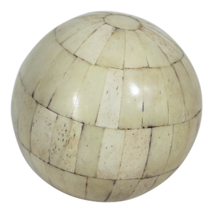 Vintage Decorative Bone Ball Sphere