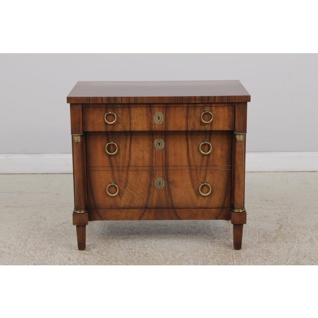 Age: Approx: 40 Years Old Details: French Empire Style Walnut Dovetailed Drawer Construction High Quality Construction...