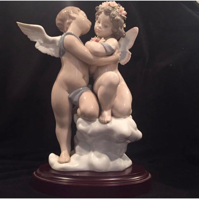 Lladro limited edition porcelain sculpture “Heaven and Earth,” sculpture number 2071, a beautifully executed figurative...