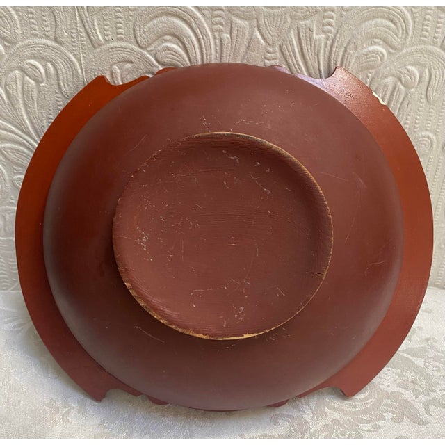 Late 19th Century Antique Norwegian Hand Painted Folk Art Ale Bowl For Sale - Image 5 of 6