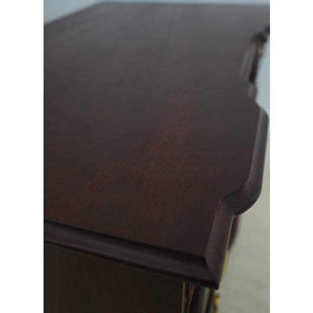 1970s Bartley Collection Blockfront Kneehole Chest, Attributed For Sale - Image 10 of 18