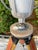 Vintage Holophane Glass Uplight Lamp on Keuffel & Esser Surveyor’s Tripod For Sale - Image 4 of 10