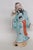 Fu Xing Chinese Ceramic Figurine Hand Painted Blue Robes With Golden Gourd 5024b For Sale - Image 4 of 11
