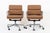 Herman Miller Eames for Herman Miller Aluminum Group Office Chairs in Vegan Leather by Schumacher For Sale - Image 4 of 12