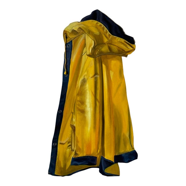 Late 20th Century Yellow Slicker by Marylyn Lanardo For Sale