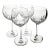 Late 20th Century Waterford Crystal Lismore Essence Balloon Wine Glasses - Set of 4 For Sale