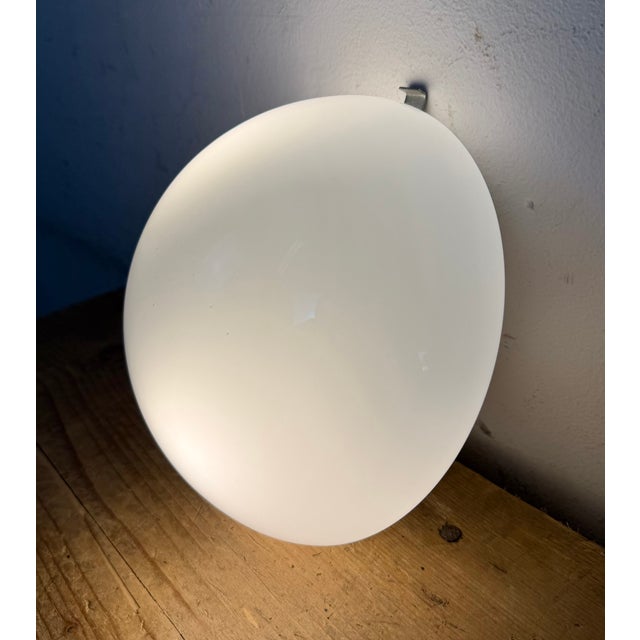 Vintage Wall Light in Milk Glass, 1960s For Sale - Image 10 of 11