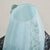 Italian Italian Ice Blue Murano Glass Vase with Wave Appliqué, 1950s For Sale - Image 3 of 7